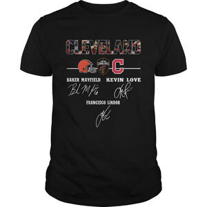Cleveland Cavaliers Baker Mayfield Kevin Love Signature Shirt